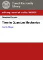 Book cover: Time in Quantum Mechanics