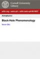 Small book cover: Black-Hole Phenomenology
