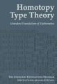 Book cover: Homotopy Type Theory