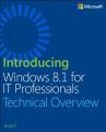 Book cover: Introducing Windows 8.1 for IT Professionals