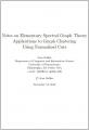 Book cover: Notes on Elementary Spectral Graph Theory