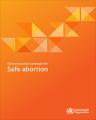 Small book cover: Clinical Practice Handbook for Safe Abortion