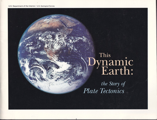 Large book cover: This Dynamic Earth: The Story of Plate Tectonics