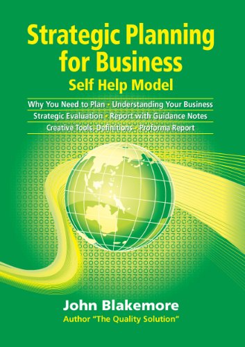 Large book cover: Strategic Planning for Business: A Self Help Manual