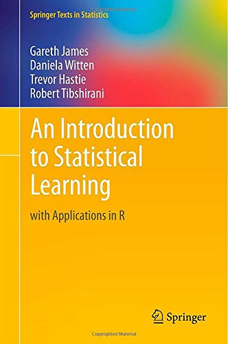 Large book cover: An Introduction to Statistical Learning