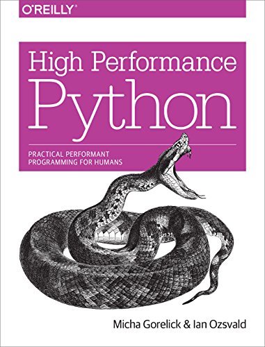 Large book cover: High Performance Python