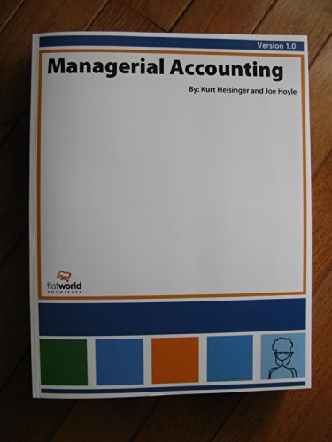 Large book cover: Managerial Accounting