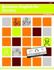 Large book cover: Business English for Success