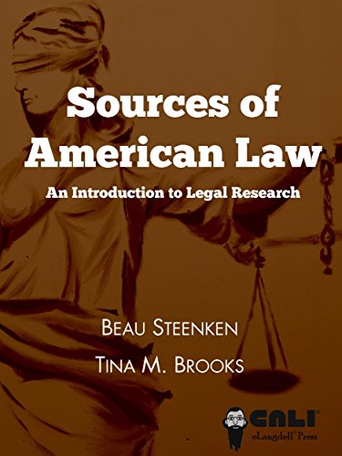 Large book cover: Sources of American Law: An Introduction to Legal Research