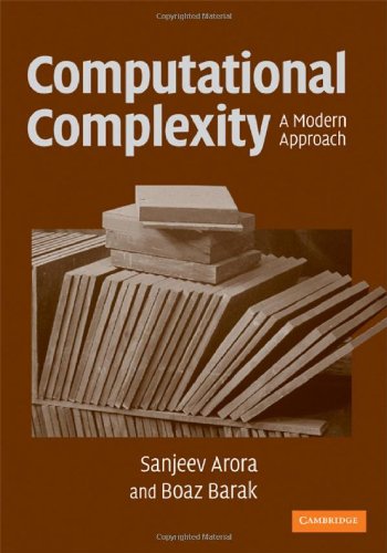 Large book cover: Complexity Theory: A Modern Approach