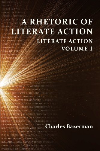 Large book cover: A Rhetoric of Literate Action: Literate Action Volume 1