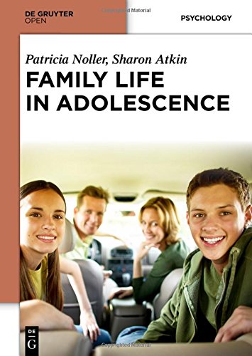 Large book cover: Family Life in Adolescence