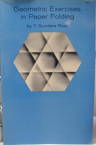 Large book cover: Geometric Exercises in Paper Folding