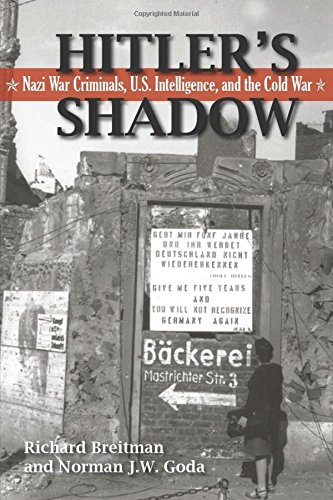 Large book cover: Hitler's Shadow: Nazi War Criminals, U.S. Intelligence, and the Cold War