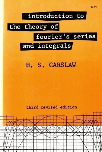 Large book cover: Introduction to the Theory of Fourier's Series and Integrals