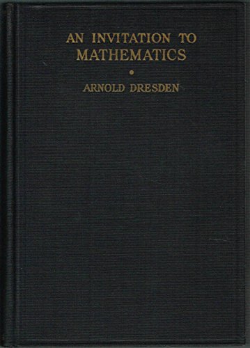 Large book cover: An Invitation to Mathematics