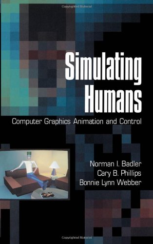 Large book cover: Simulating Humans: Computer Graphics Animation and Control