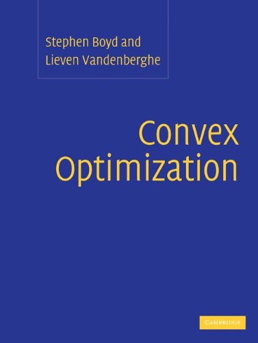 Large book cover: Convex Optimization