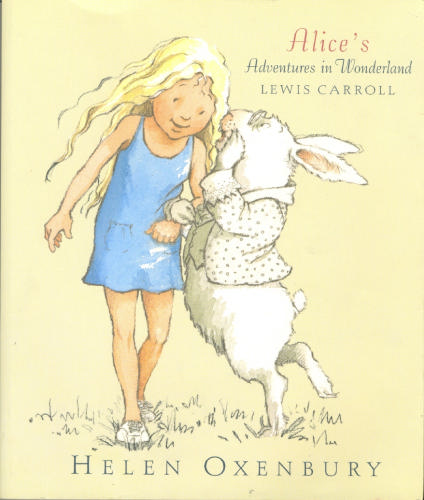 Large book cover: Alice's Adventures in Wonderland