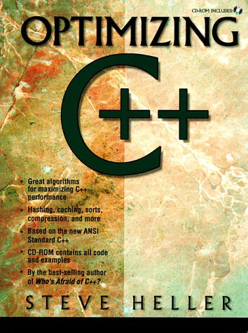 Large book cover: Optimizing C ++