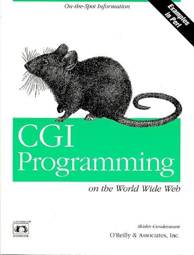 Large book cover: CGI Programming on the World Wide Web