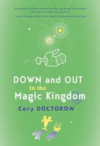 Large book cover: Down and Out in the Magic Kingdom