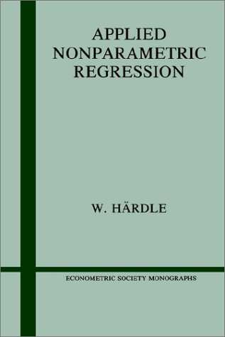 Large book cover: Applied Nonparametric Regression