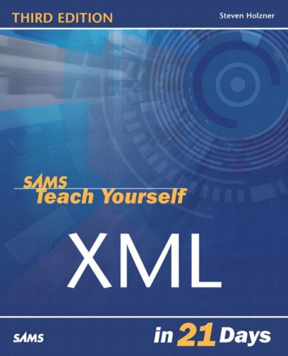 Large book cover: Sams Teach Yourself XML in 21 Days