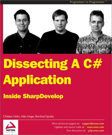 Large book cover: Dissecting a C# Application: Inside SharpDevelop