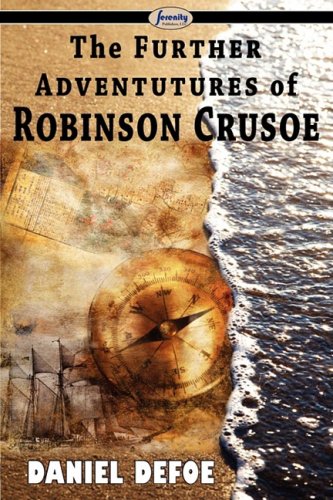 Large book cover: The Further Adventures of Robinson Crusoe