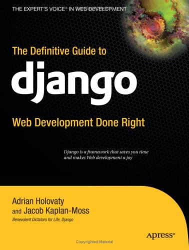 Large book cover: The Definitive Guide to Django