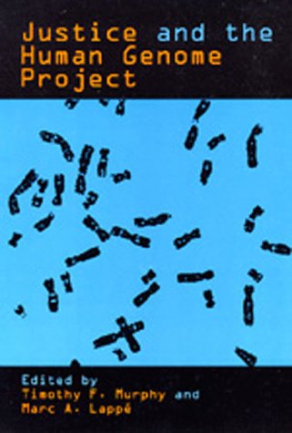 Large book cover: Justice and the Human Genome Project