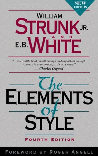 Large book cover: The Elements of Style
