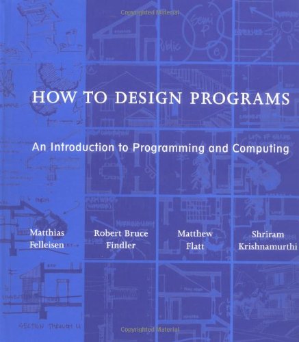 Large book cover: How to Design Programs: An Introduction to Programming and Computing