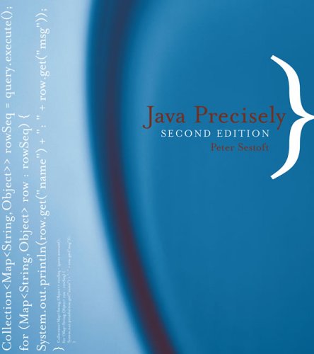 Large book cover: Java Precisely