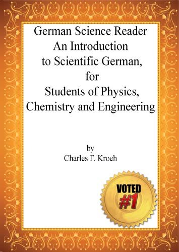Large book cover: German Science Reader