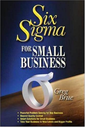 Large book cover: Six Sigma for Small Business