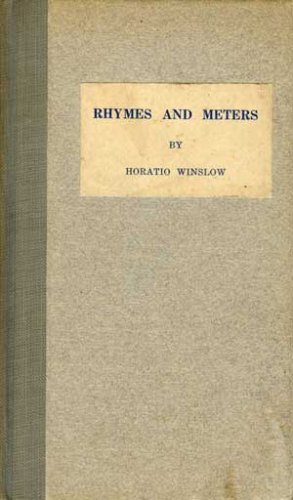 Large book cover: Rhymes and Meters: a practical manual for versifiers