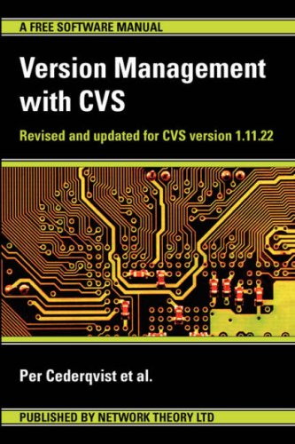 Large book cover: Version Management with CVS