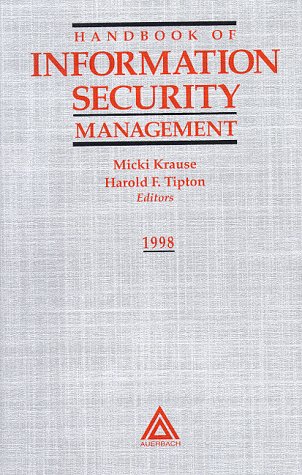 Large book cover: Handbook of Information Security Management
