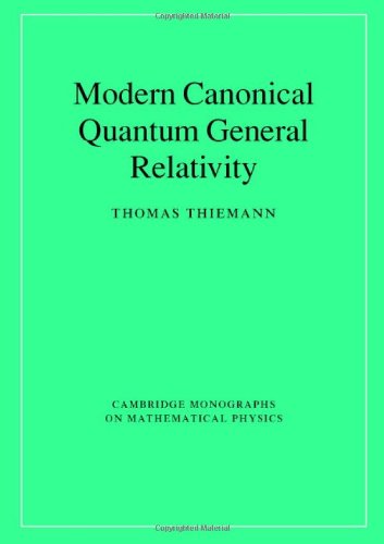 Large book cover: Introduction to Modern Canonical Quantum General Relativity