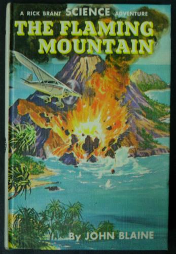 Large book cover: The Flaming Mountain