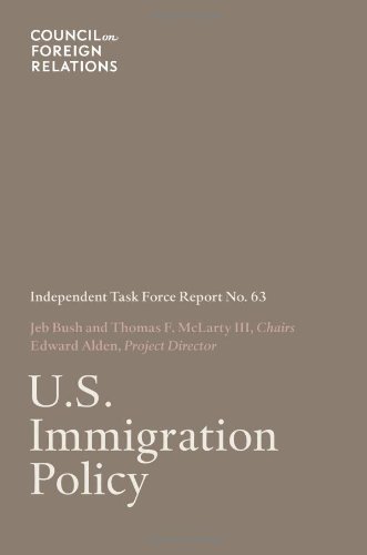 Large book cover: U.S. Immigration Policy