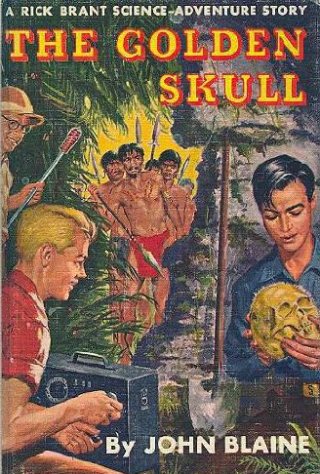 Large book cover: The Golden Skull