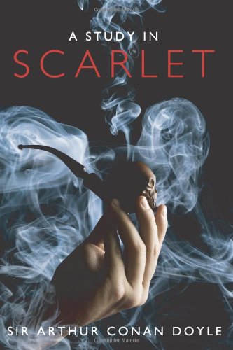 Large book cover: A Study in Scarlet