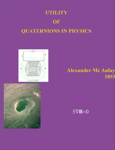 Large book cover: Utility of Quaternions in Physics