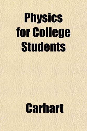 Large book cover: Physics for College Students