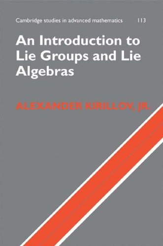 Large book cover: Introduction to Lie Groups and Lie Algebras