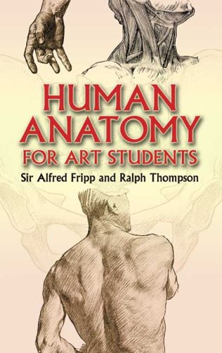 Large book cover: Human Anatomy for Art Students