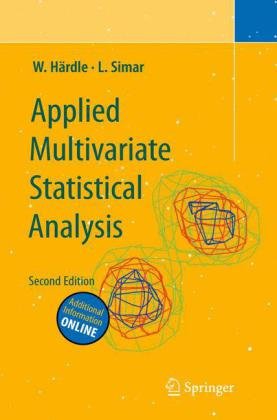 Large book cover: Applied Multivariate Statistical Analysis